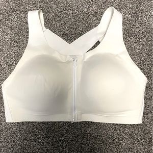 Lululemon front zip bra 36D white